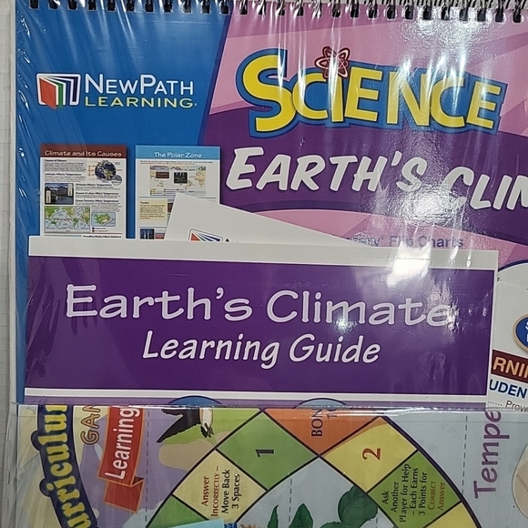 NewPath Learning Earth's Climate Laminated Double-Sided Write-On/Wipe-Off Charts - Picture 4 of 6